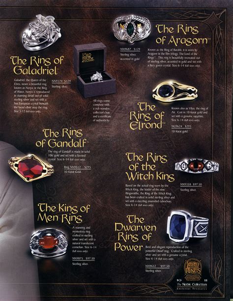 lord of the rings noble collection